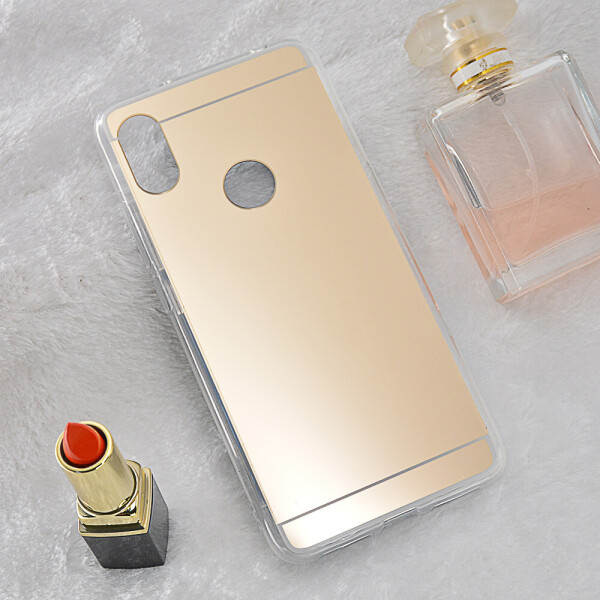 

Чехол LUX для Xiaomi Redmi S2 / Redmi Y2 5.99'' силикон зеркальный золотой