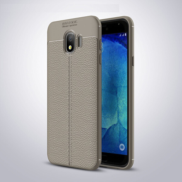 

Чехол Auto Focus Ultimate Experience Samsung J400 / J4 / J4 2018 силикон Soft Touch серый