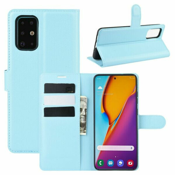 

Чехол Luxury для Samsung Galaxy S20 Plus (G985) книжка голубой