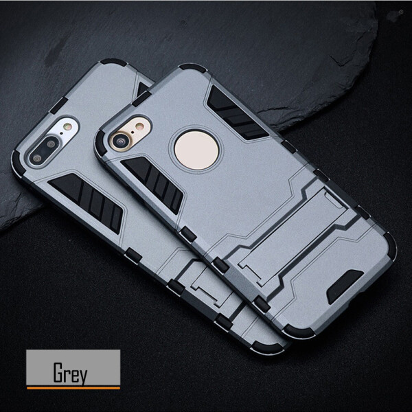 

Чехол LUX для Apple Iphone 8 Plus Hybrid Armored Case темно-серый