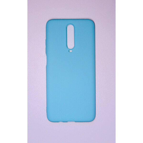 

Чехол Soft Touch для Xiaomi Redmi K30 силикон бампер мятно-голубой