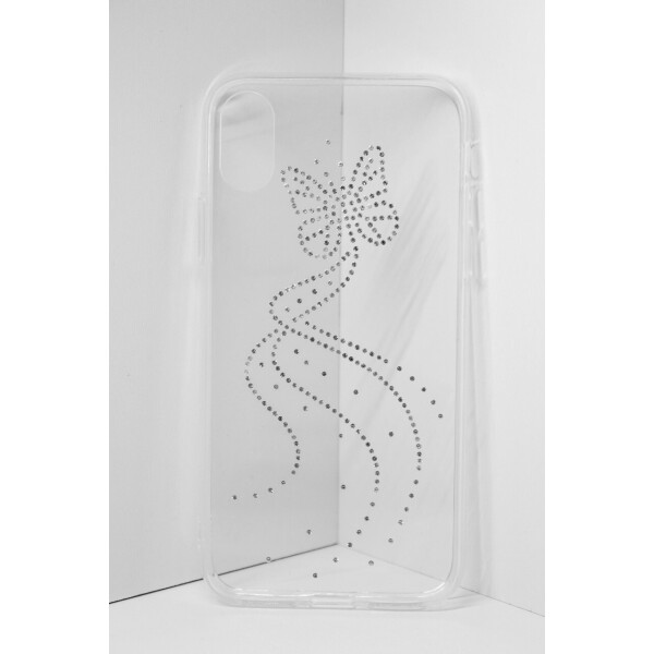 

Чехол Fiji для Apple Iphone X со стразами Diamond Silicon Younicou Butterfly