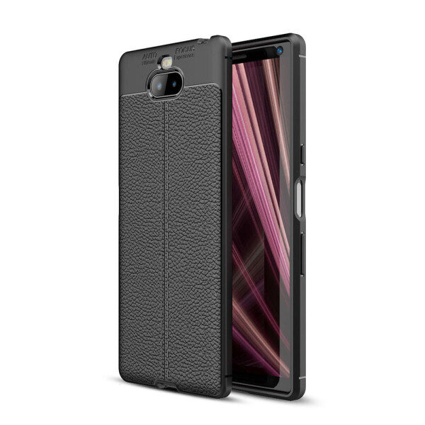

Чехол LUX для Sony Xperia 10 Plus / I4213 силикон Original Auto Focus Soft Touch Black