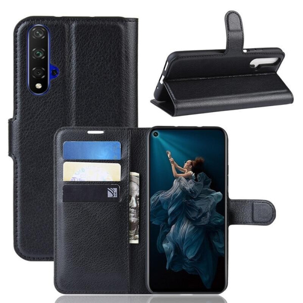 

Чехол Luxury для Huawei Nova 5T книжка черный