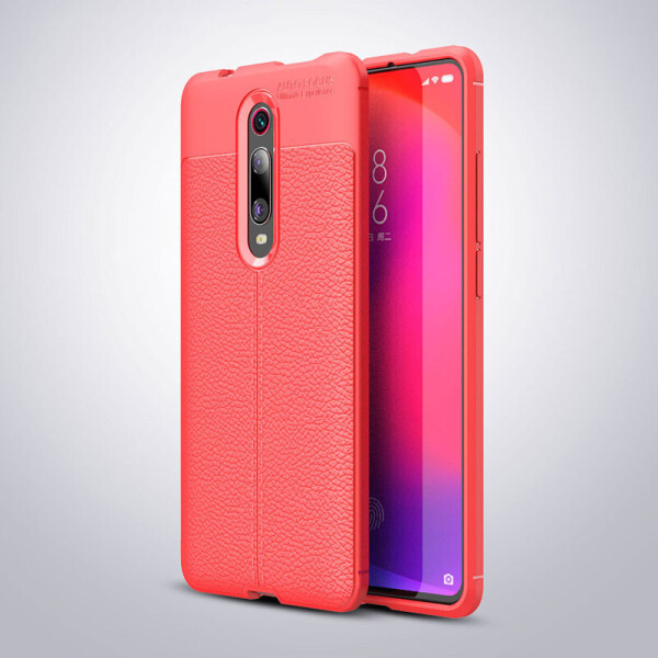 

Чехол Auto Focus для Xiaomi Mi 9T / Mi 9T Pro силикон Original Soft Touch красный