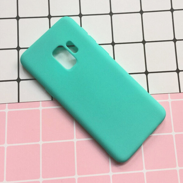 

Чехол Soft Lne Samsung S9 / G960 силикон soft touch бампер мятно-голубой