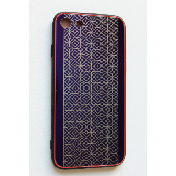 

Чехол Fiji для Apple Iphone 8 бампер с металлической накладкой Gelius Metal Plating Violet