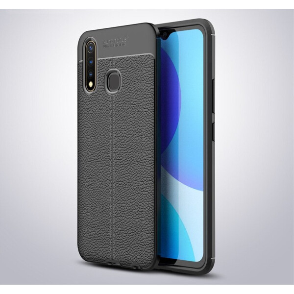 

Чехол Auto Focus для Vivo Y19 силикон Original Soft Touch черный