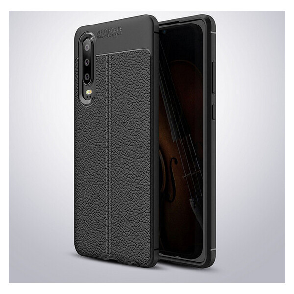 

Чехол LUX для Huawei P30 силикон Original Auto Focus Soft Touch черный
