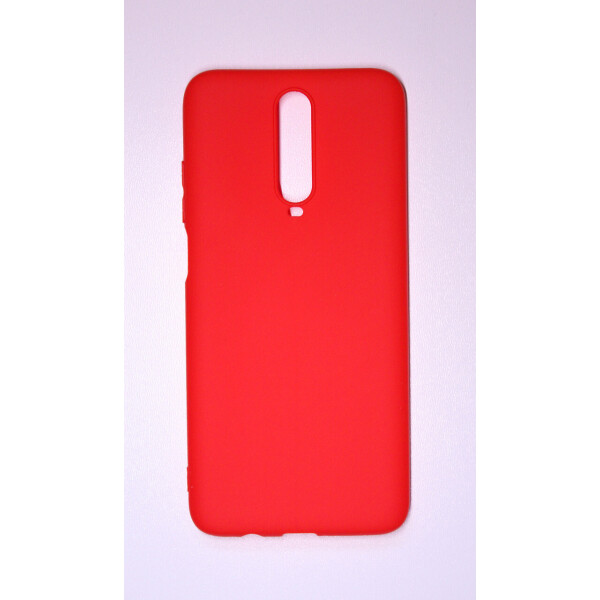 

Чехол Soft Touch для Xiaomi Redmi K30 силикон бампер красный