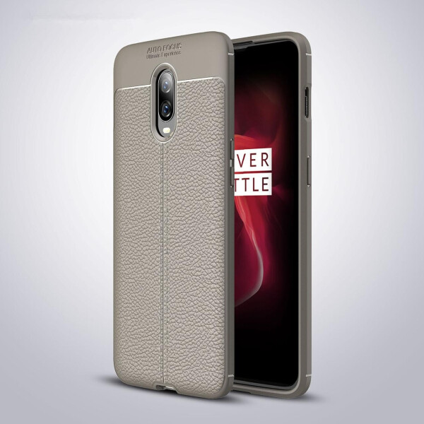 

Чехол LUX для OnePlus 6T силикон Original Auto Focus Soft Touch серый