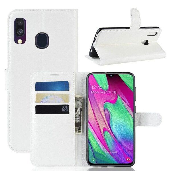 

Чехол Luxury для Samsung Galaxy A40 2019 (A405) книжка Белый