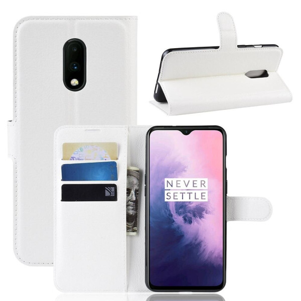 

Чехол Luxury для OnePlus 7 книжка белый