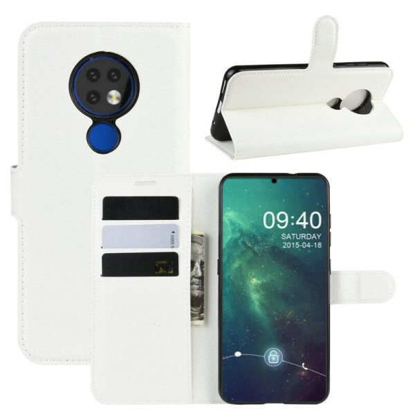 

Чехол Luxury для Nokia 6.2 книжка белый