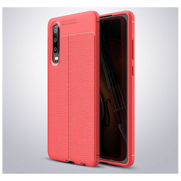 

Чехол LUX для Huawei P30 силикон Original Auto Focus Soft Touch красный
