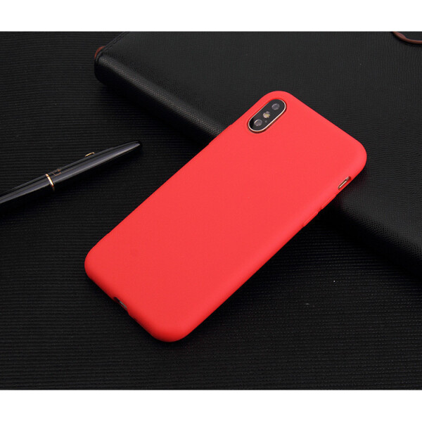 

Чехол LUX для Apple Iphone XR силикон soft touch бампер красный