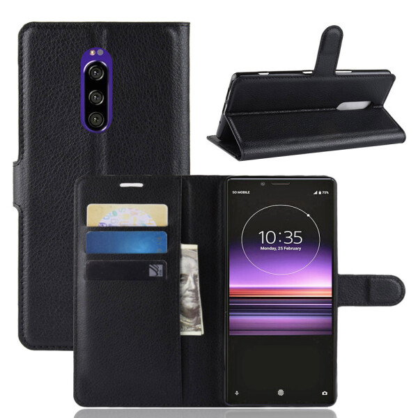

Чехол Luxury для Sony Xperia 1 (J9110) / XZ4 книжка черный