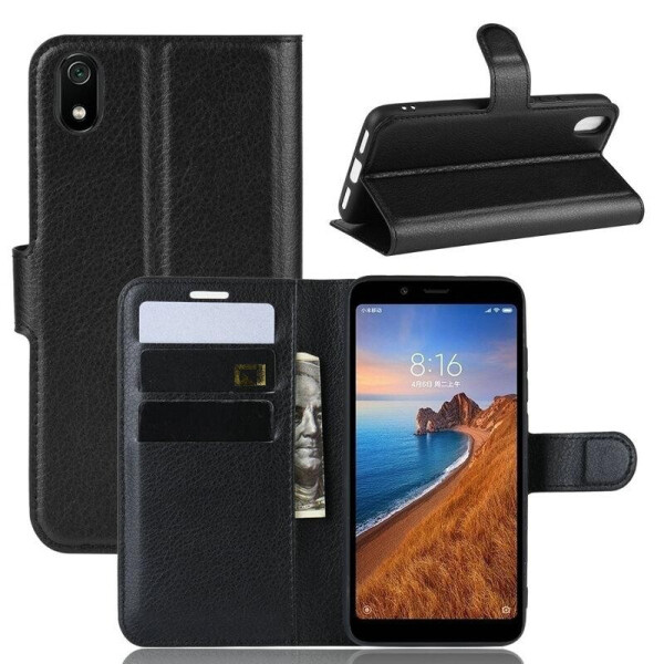 

Чехол Luxury для Xiaomi Redmi 7A книжка черный