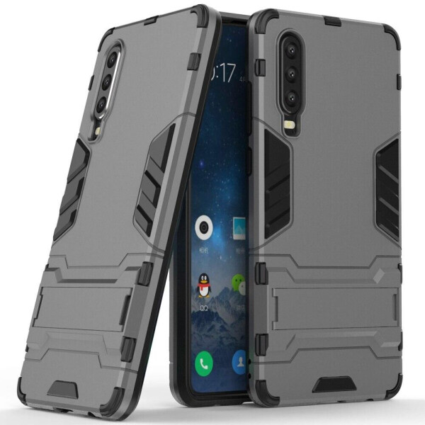 

Чехол LUX для Huawei P30 Hybrid Armored Case темно-серый