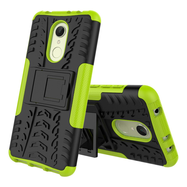

Чехол Armored Case Xiaomi Redmi 5 Plus 5.99'' противоударный бампер салатовый