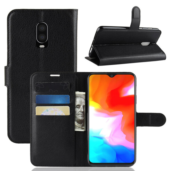 

Чехол Luxury для OnePlus 6T книжка Черный
