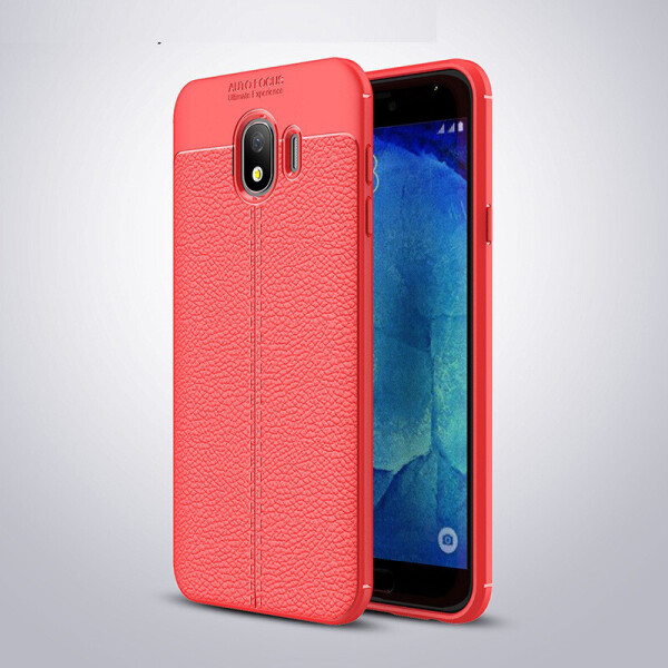 

Чехол Auto Focus Ultimate Experience Samsung J400 / J4 / J4 2018 силикон Soft Touch красный