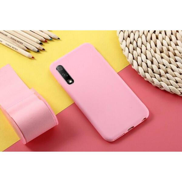 

Чехол Soft Touch для Honor 9X China силикон бампер светло-розовый