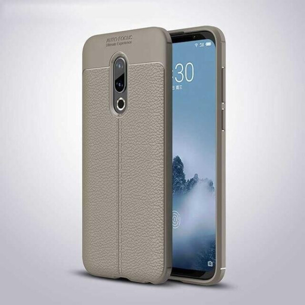 

Чехол LUX для Meizu 16 / 16th / M882Q / M882H силикон Original Auto Focus Soft Touch серый