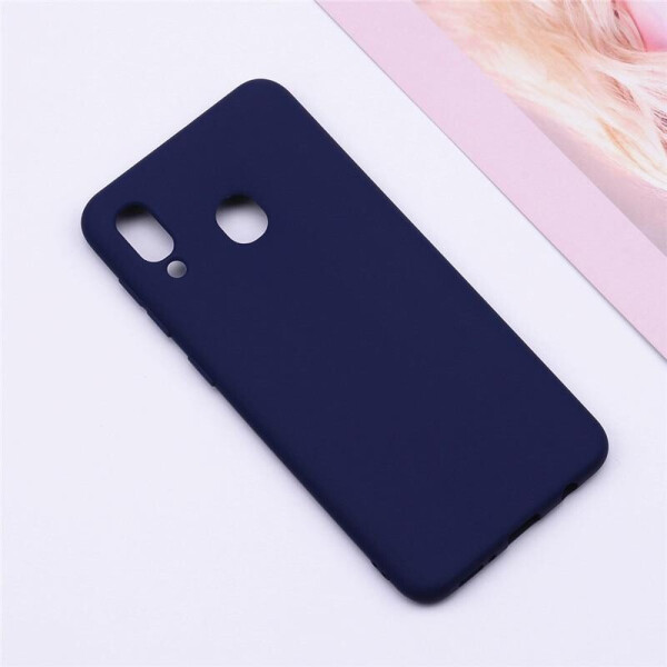 

Чехол LUX для Samsung Galaxy M20 2019 / M205 силикон Soft Touch бампер Dark Blue