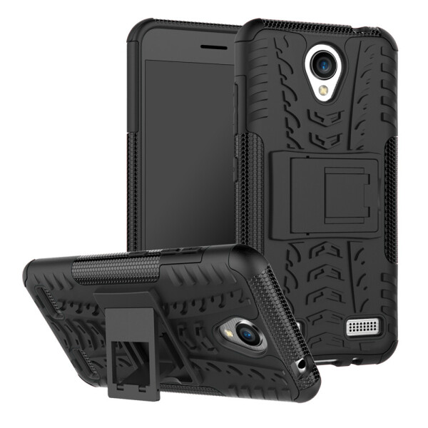 

Чехол LUX для ZTE Blade A520 противоударный бампер черный