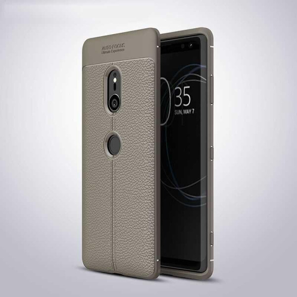

Чехол LUX для Sony Xperia XZ3 / H9436 силикон Original Auto Focus Soft Touch серый