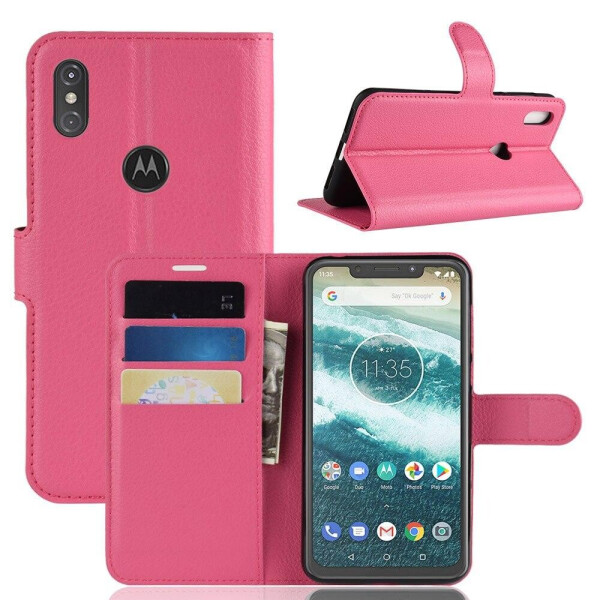 

Чехол Luxury для Motorola Moto P30 Play (XT1941-2) книжка Розовый
