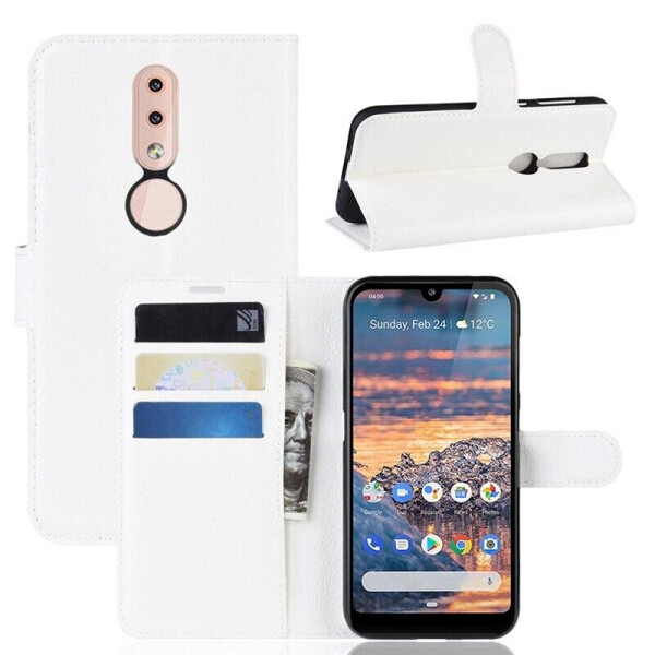 

Чехол Luxury для Nokia 4.2 DS (TA-1157) книжка белый