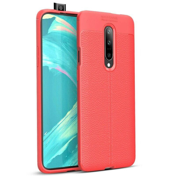 

Чехол Auto Focus для OnePlus 7 Pro силикон Original Soft Touch Красный