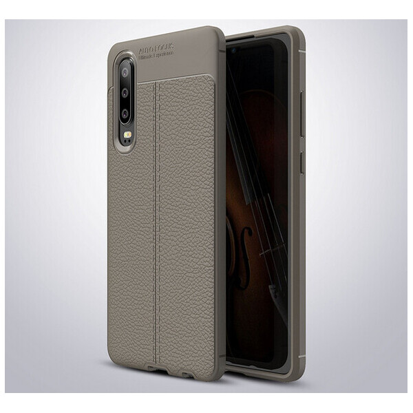 

Чехол LUX для Huawei P30 силикон Original Auto Focus Soft Touch серый