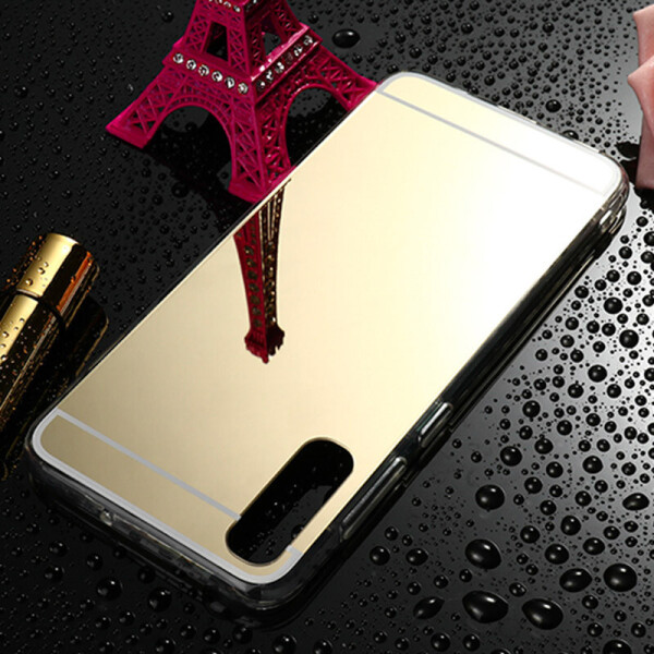 

Чехол Mirror case для Samsung Galaxy A70 2019 (A705) силикон зеркальный золотой