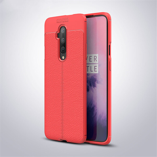

Чехол Auto Focus для OnePlus 7T Pro силикон Original Soft Touch красный