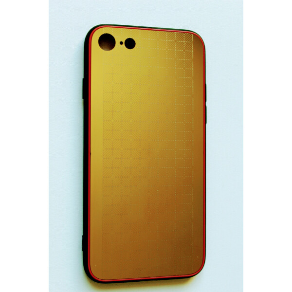 

Чехол Fiji для Apple Iphone 8 бампер с металлической накладкой Gelius Metal Plating Gold
