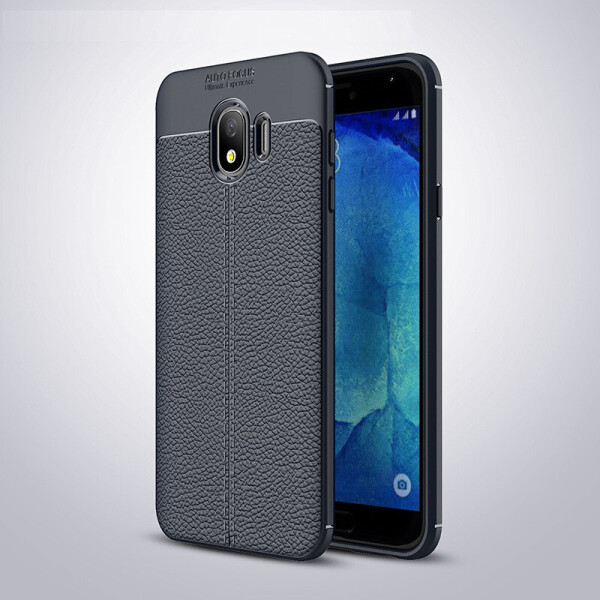 

Чехол Auto Focus Ultimate Experience Samsung J400 / J4 / J4 2018 силикон Soft Touch темно-синий