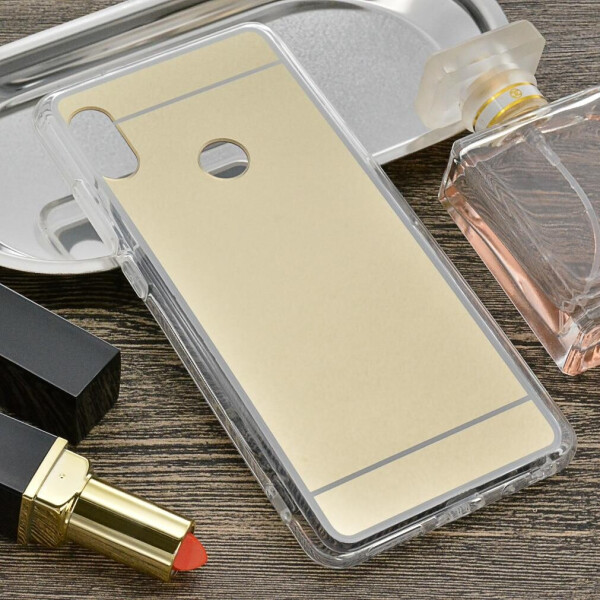 

Чехол LUX для Xiaomi Redmi Note 5 / Note 5 Global / Note 5 Pro силикон зеркальный золотой