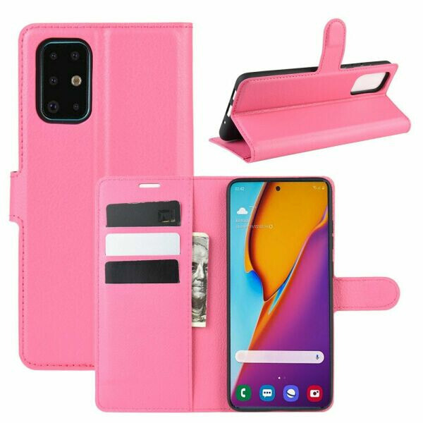 

Чехол Luxury для Samsung Galaxy S20 Plus (G985) книжка розовый