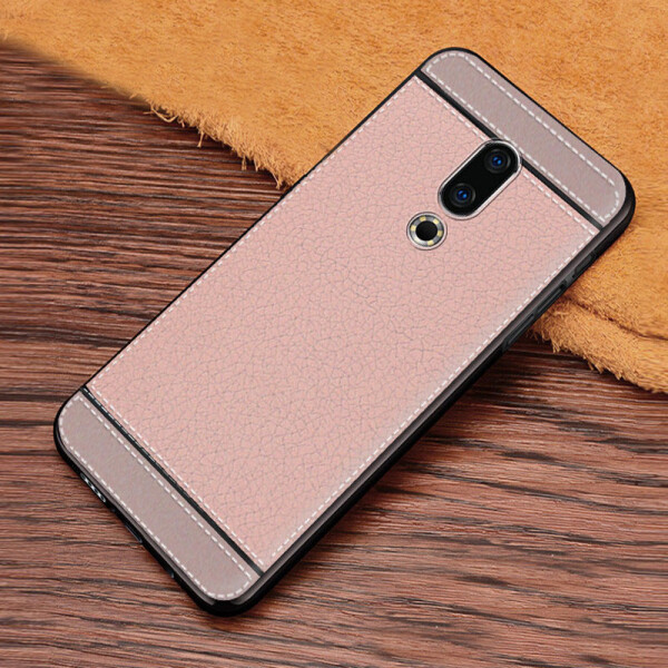 

Чехол LUX для Meizu 16X / M872H / M872Q силикон бампер с рифленой текстурой светло-розовый