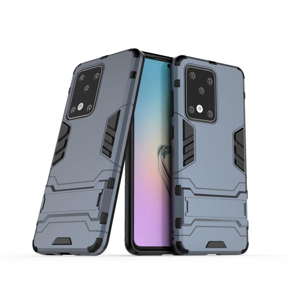 

Чехол Hybrid case для Samsung Galaxy S20 Ultra (G988) бампер с подставкой темно-синий