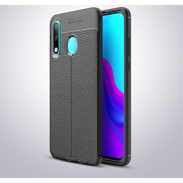 

Чехол Auto Focus для Huawei P30 Lite / Nova 4e силикон Original Soft Touch Черный