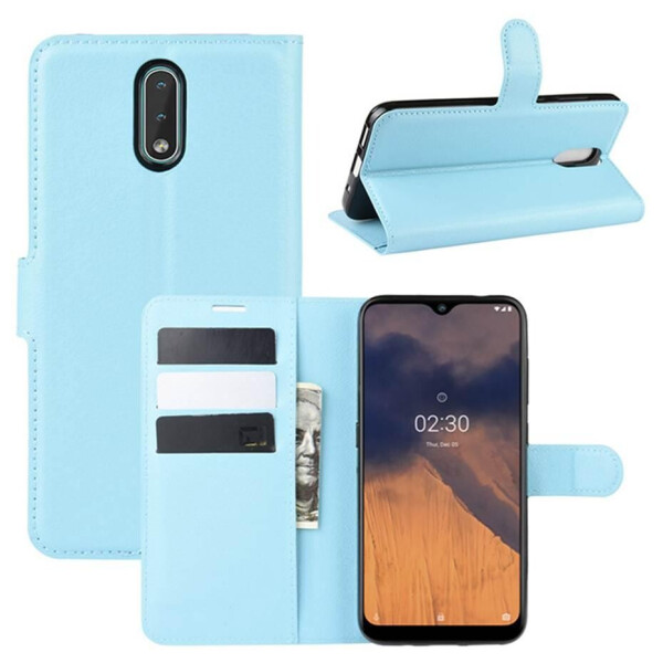 

Чехол Luxury для Nokia 2.3 книжка голубой