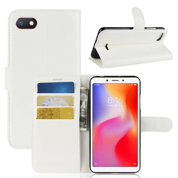 

Чехол LUX для Xiaomi Redmi 6A книжка белый