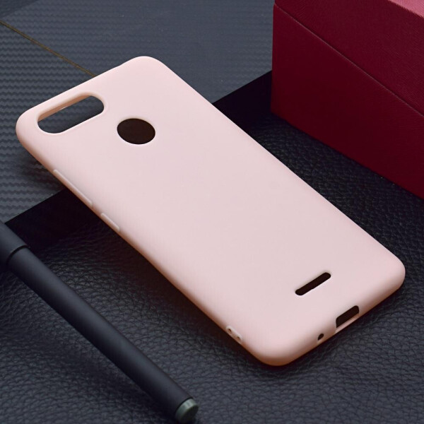 

Чехол Soft Lne Xiaomi Redmi 6 силикон soft touch бампер светло-розовый