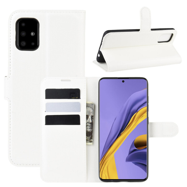 

Чехол Luxury для Samsung Galaxy A51 (A515) книжка белый