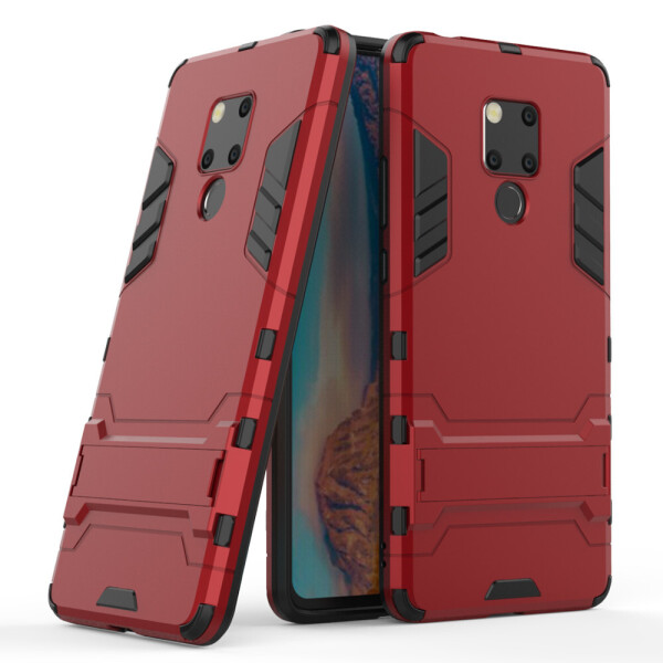 

Чехол Hybrid case для Huawei Mate 20X бампер с подставкой красный