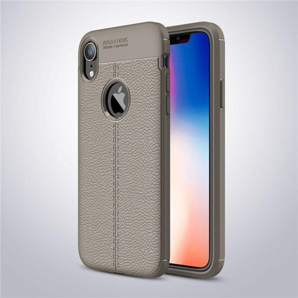 

Чехол LUX для Apple Iphone XR силикон Original Auto Focus Soft Touch серый